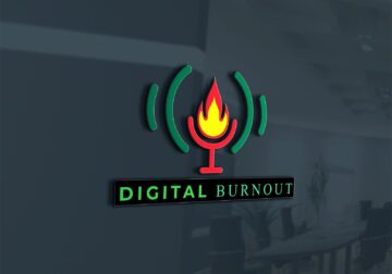 Digital Burnout Logo Mock up Design