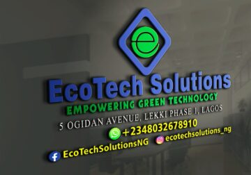 EcoTech Solutions Logo Mock Up Design