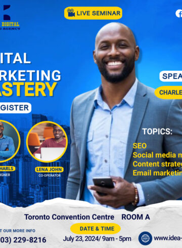 Ideal-Flux Digital Marketing Seminar: Flyer Design