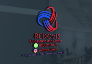 Redovis Logo Mock up Design.