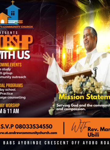 St. Andrew Church Flyer Design