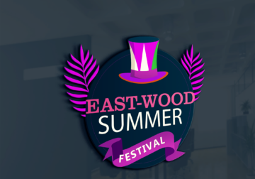 East-Wood Summer Festival: Logo Mock up Design.